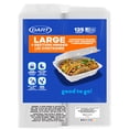 thumbnail image 1 of DART, Insulated Foam Hinged Lid Take Out Container, 9" Square, 1- Compartment, 125 ct., 1 of 4