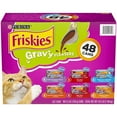 thumbnail image 1 of Purina Friskies Gravy Pleasers, Variety Pack (5.5 oz., 48 ct.), 1 of 12