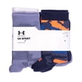 thumbnail image 6 of Under Armour Kids 6-Pack Sport Crew Sock, 6 of 7