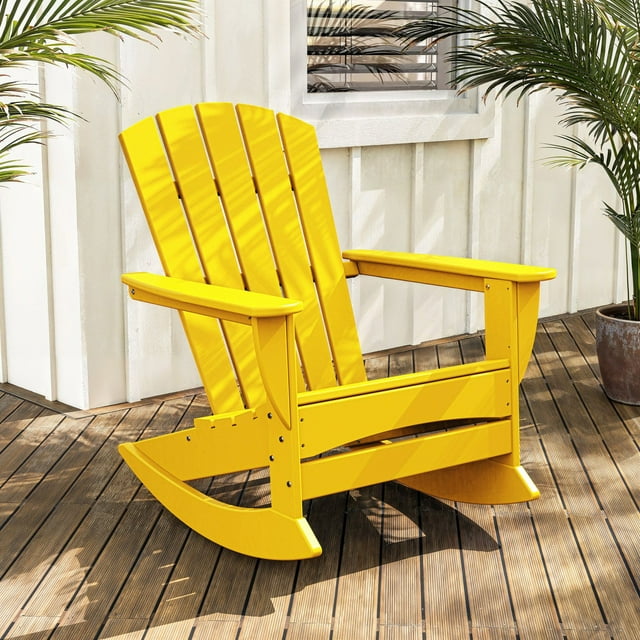 POLYWOOD Gulf Shores Adirondack Rocking Chair
