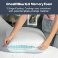 thumbnail image 4 of GhostBed Gel Memory Foam Cooling Bed Pillow, Standard/Queen, 4 of 7
