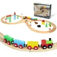 thumbnail image 1 of 37 Piece Figure 8 Wooden Train Set, 1 of 5
