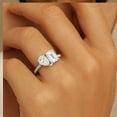 thumbnail image 4 of Lab Created Ruby & White Sapphire Diamond Ring in 14K Gold, 4 of 4