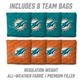 thumbnail image 4 of YouTheFan Miami Dolphins 2'x4' Cornhole Board Set, 4 of 6
