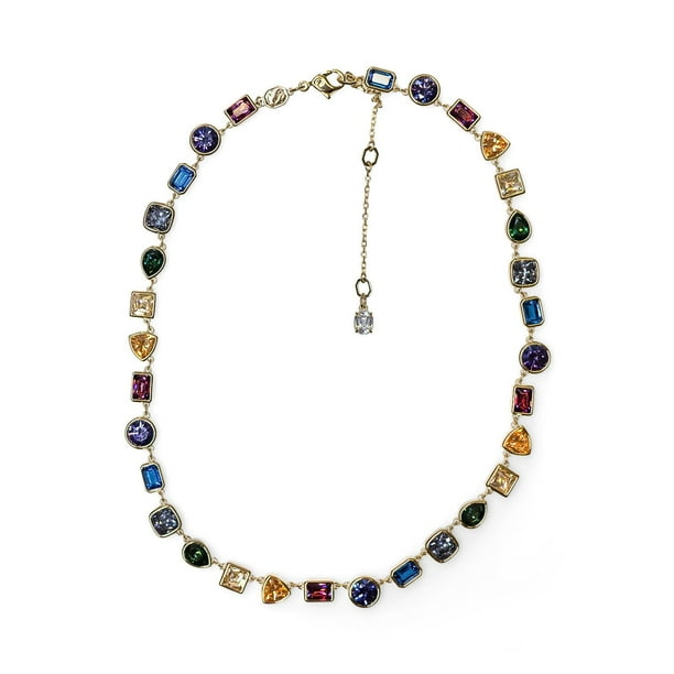 Swarovski カラフルネックレス Swarovski Multi-Color Crystal Imber Tennis Necklace - Samsclub.com