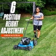 thumbnail image 5 of SENIX 21" 140cc 4-Cycle Briggs & Stratton Engine Gas Push Lawn Mower with 3-in-1 Mulching, Bagging, Side Discharge, 5 of 8