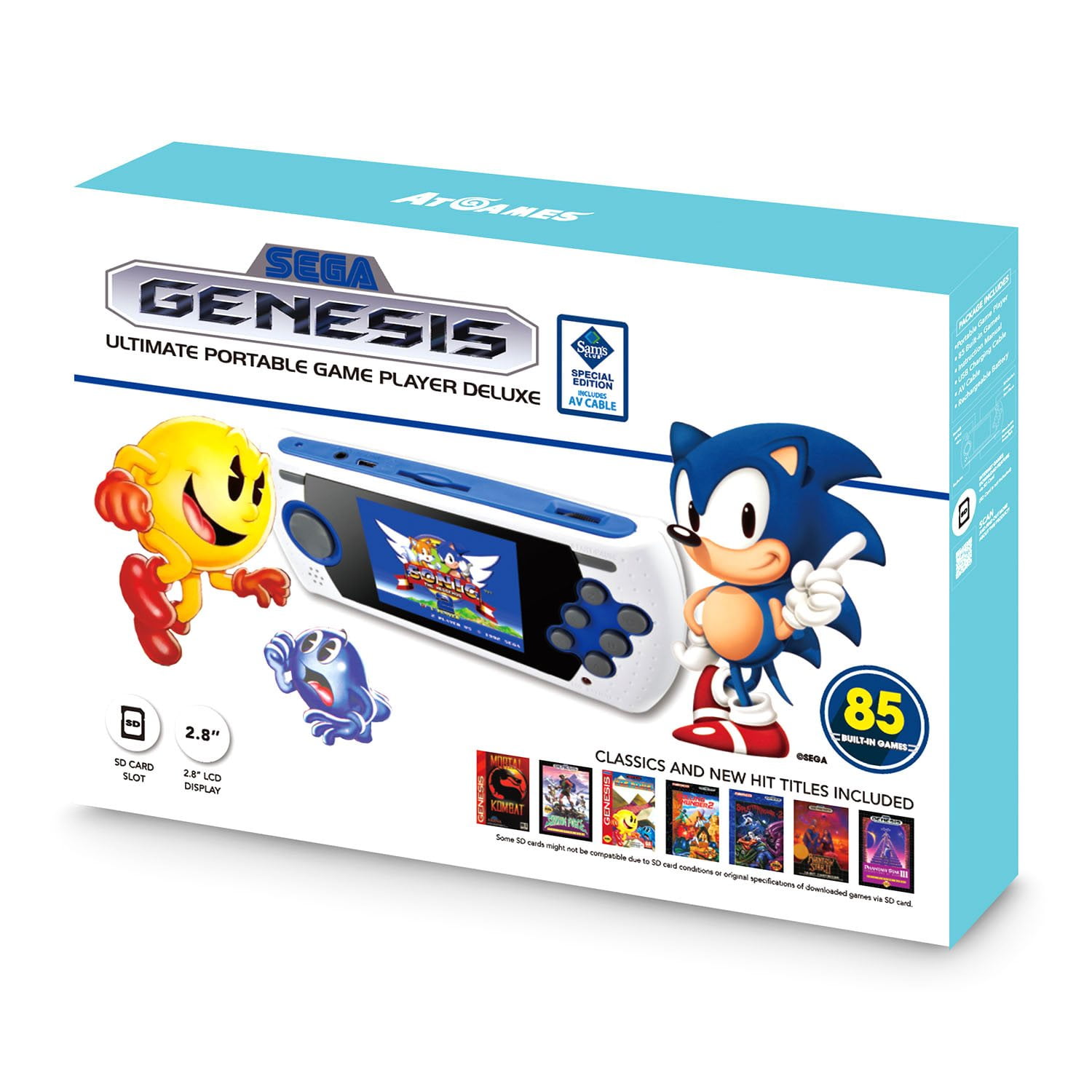 SEGA Genesis Ultimate Portable Game Player Deluxe - Samsclub.com