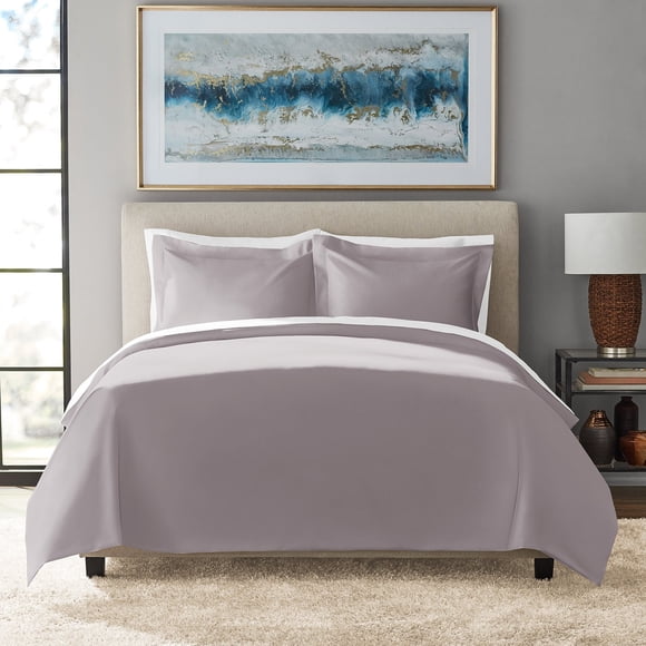 Member's Mark 700-Thread-Count Solid Egyptian Cotton Duvet Cover Set, Assorted Sizes