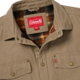 thumbnail image 5 of Coleman Men's Fleece Lined Canvas Shirt Jacket, 5 of 7
