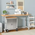 thumbnail image 12 of Seville Classics UltraHD 2 Door Rolling Cabinet, 28" W x 18” D x 34.5" H, 12 of 15