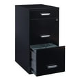 thumbnail image 7 of Hirsh 3-Drawer Letter Width Vertical File Cabinet with Pencil Drawer, Black, 7 of 21
