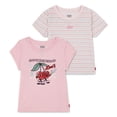 thumbnail image 8 of Levi's Toddler Girls 2-Pack Graphic Tee, 8 of 11