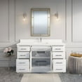 thumbnail image 5 of Studio Bathe Calais 60-inch Bathroom Vanity With Engineered Stone Countertop, 5 of 9