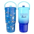 thumbnail image 4 of Zak Designs KPop 20oz Stainless Steel Sutton Flex Grip Siply Tumbler Set, 2-Pack, 4 of 7