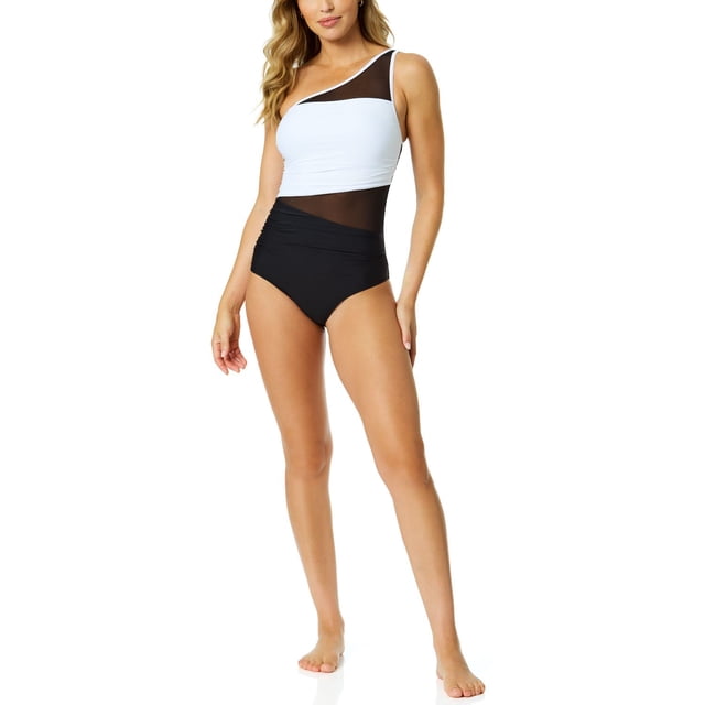 Anne Cole Asymetrical One Piece Swimsuit