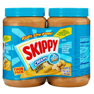 Skippy Creamy Peanut Butter Spread, 48 oz., 2 pk.