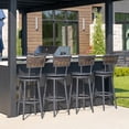 thumbnail image 11 of Range Covered U-Shape Outdoor Kitchen w/ Bar, Grill & Pizza Oven, 11 of 24