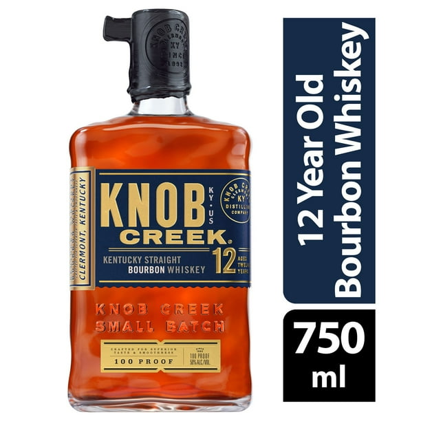 Old Bourbon Club 12年 750ml 101 proof Knob Creek 12 Year Old Kentucky Straight Bourbon Whiskey, 750 ml