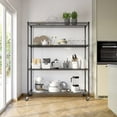 thumbnail image 13 of Seville Classics MEGA RACK 4-Tier NSF Steel Wire Shelving, 60" x 24" x 76" H, 13 of 17