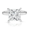 thumbnail image 1 of Lab Created Princess Cut Solitaire Diamond Ring, 1 of 8