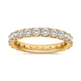 thumbnail image 1 of Lab Created Round Cut Diamond Eternity Band, 1 of 4