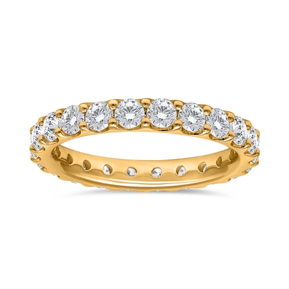 Lab Created Round Cut Diamond Eternity Band