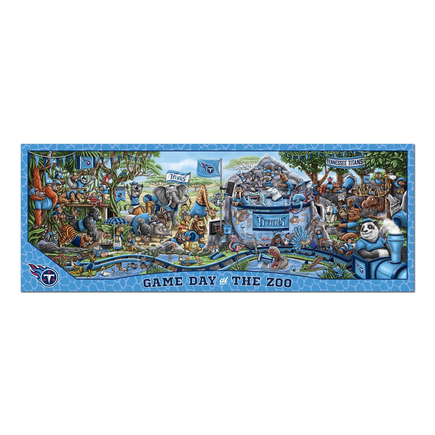 Baby Fanatic Tennessee Locker Room 500 Piece Puzzle - Nostalgic Sports Memorabilia Puzzle - View #4