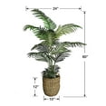 thumbnail image 6 of Faux 60" Areca Palm in Boho-Style Handled Basket, 6 of 6