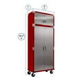 thumbnail image 5 of Seville Classics UltraHD 12-Piece Steel Garage Cabinet Storage Set with Rolling Workbench, 18 Feet Wide, 5 of 18
