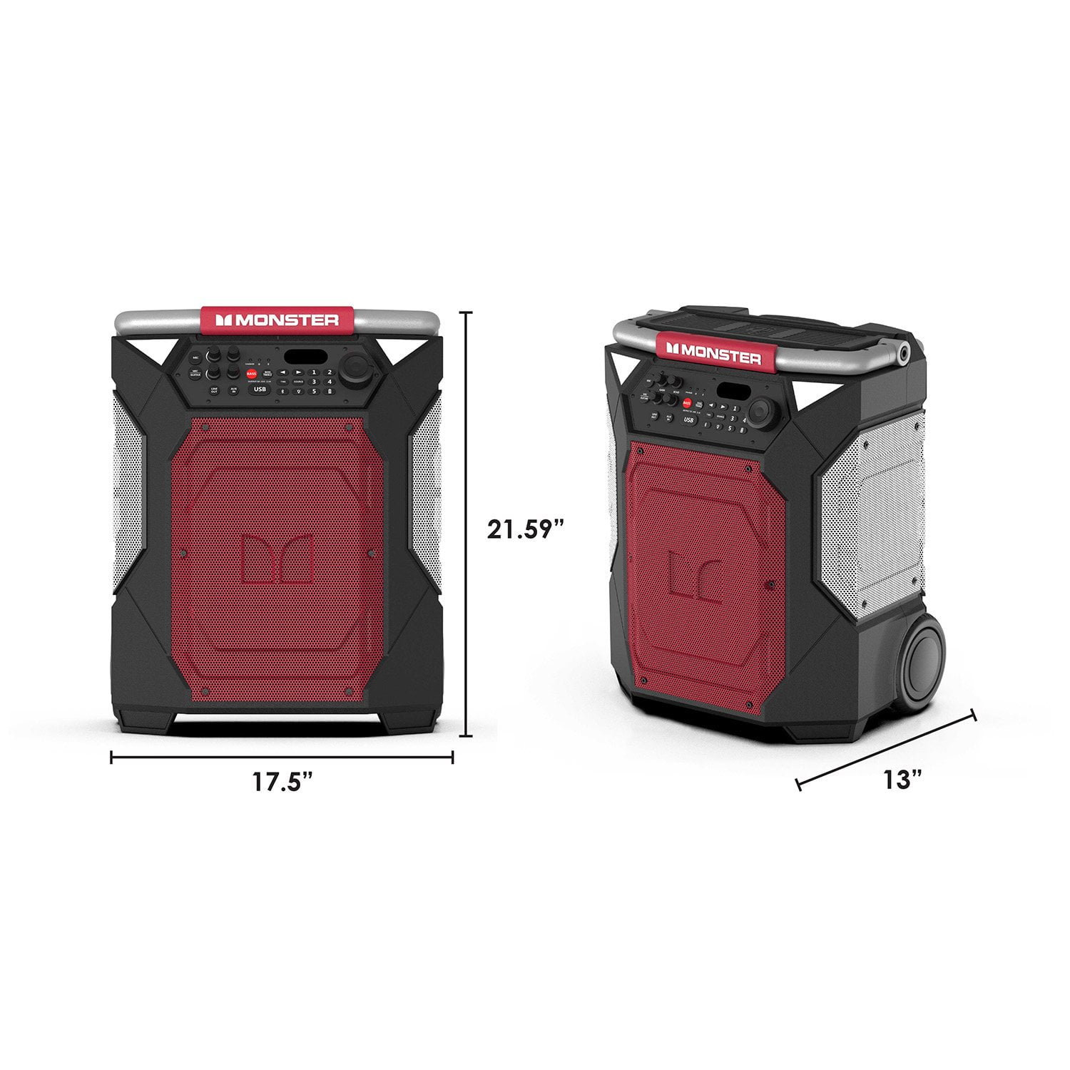 Monster Rockin Roller 360 Portable Indoor/Outdoor Bluetooth