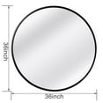 thumbnail image 5 of Jill Zarin 36" Elegant Round Metal Wall Mirror, Assorted Colors, 5 of 6