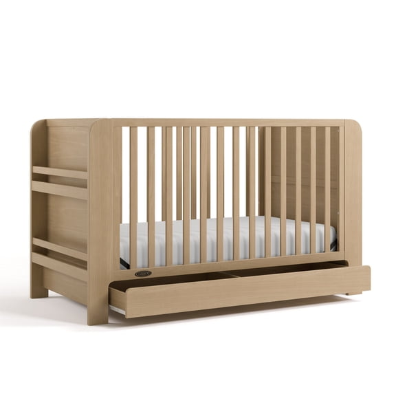 Graco Read-With-Me Crib with Drawer and Bookshelves