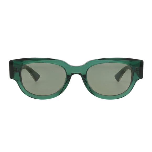 Bottega Veneta BV1278SA Round Recycled Acetate Sunglasses
