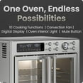 thumbnail image 4 of Chefman 10-in-1 Stainless Steel French Door Toaster Oven Air Fryer, 4 of 8