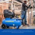 thumbnail image 4 of Goodyear 8 Gallon 150 PSI Oil Free Portable Horizontal Electric Air Compressor, 4 of 9