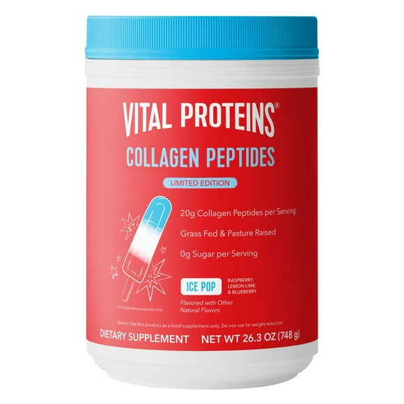 Vital Proteins Collagen Peptides Powder, Limited Edition Ice Pop, 26.3 oz.