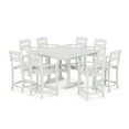 thumbnail image 7 of POLYWOOD Gulf Shores Farmhouse Trestle Counter Arm Chair Set, 9pc, 7 of 7
