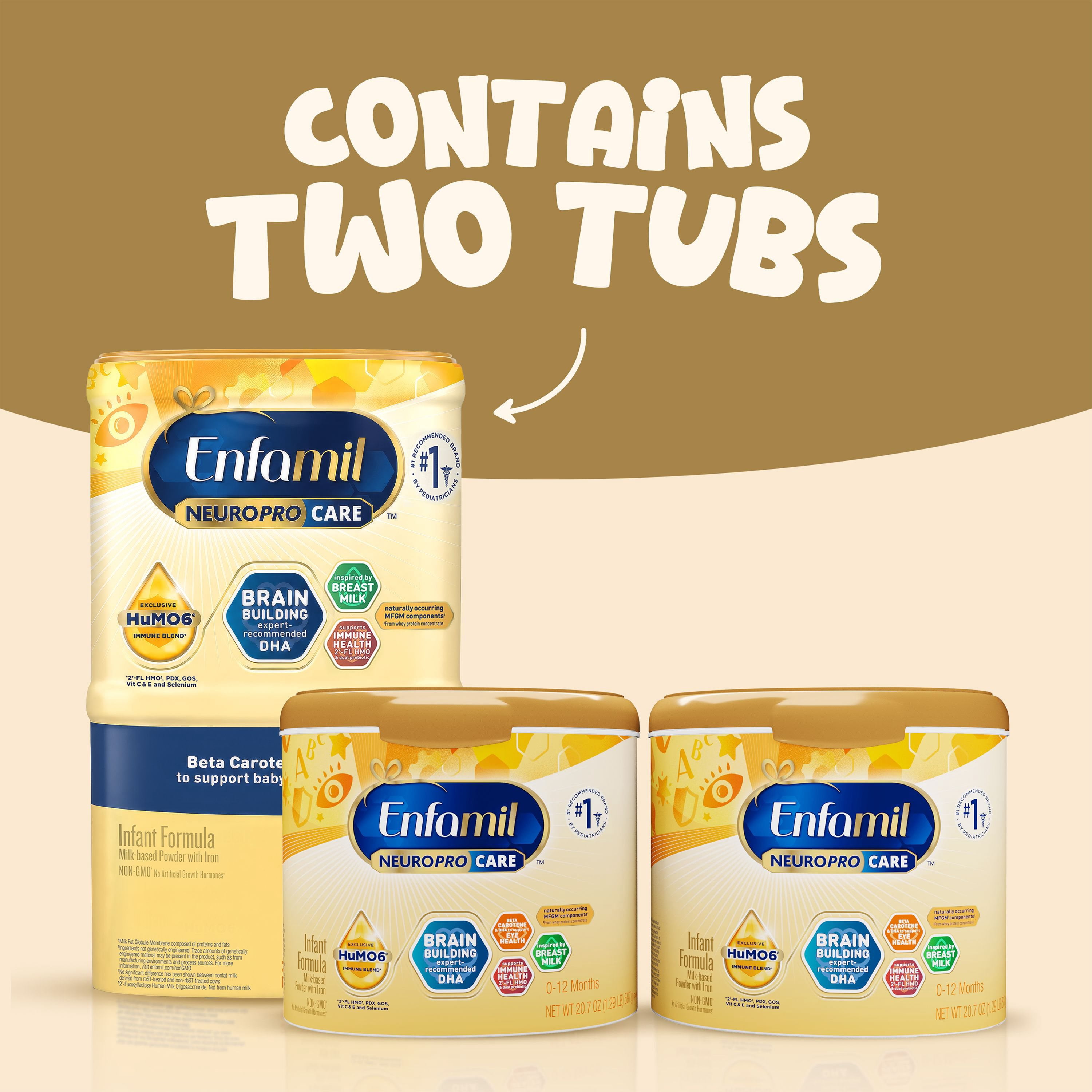 Enfamil NeuroProCare Infant Formula, 20.7 oz., 2 pk. - Samsclub.com