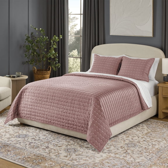 Member’s Mark 3-Piece Cotton-Tencel™ Sateen Quilt Set, Assorted Sizes