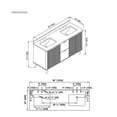 thumbnail image 13 of OVE Decors Gabi 60" W x 22" D Freestanding Bathroom Vanity with Sink, 13 of 14