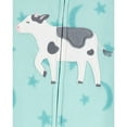 thumbnail image 3 of Carter's Baby & Toddler Girls Fleece Footie Pajama, 3 of 4