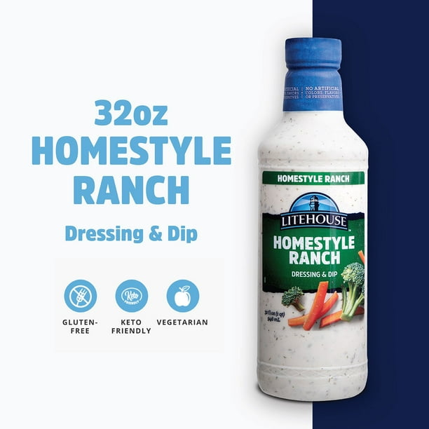 Litehouse Homestyle Ranch Dressing and Dip, 32 oz. - Samsclub.com