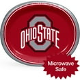 thumbnail image 4 of NCAA Oval Paper Plates, 10" x 12", 50 ct., Choose Team, 4 of 7