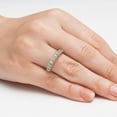 thumbnail image 4 of Round Cut Diamond Band in 14K Gold, 4 of 5