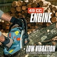 thumbnail image 6 of SENIX 20" 4QL® 49cc 4-Cycle 18" Gas Chainsaw, 6 of 13