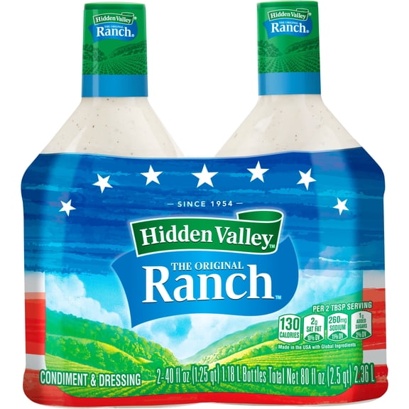 Hidden Valley Original Ranch Dressing, 40 oz., 2 pk.