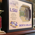 thumbnail image 2 of YouTheFan LSU Tigers 25-Layer Football Stadium View 3D Wall Art, 2 of 5