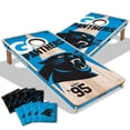 thumbnail image 1 of YouTheFan Carolina Panthers 2’ x 4’ Cornhole Board Set, 1 of 6