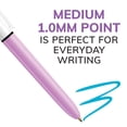 thumbnail image 2 of BIC 4-Color Retractable Ball Point Pens, 7-Count, Assorted Colors, 2 of 12