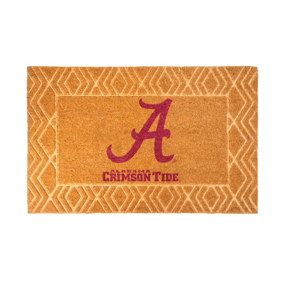 Logo Brands Alabama Crimson Tide Coir Outdoor Mat